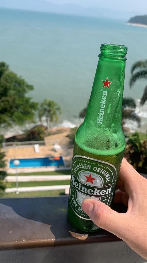 Lindo Duplex Pe Na Areia Com Praia Privativa Caraguatatuba Exteriör bild